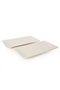 Hermia ST032002F030A000000MAKYK00 Juego de Platos de Cerámica Crema 33 x 17 cm Antibacterias Resistente a Choques Térmicos Duradero Elegante